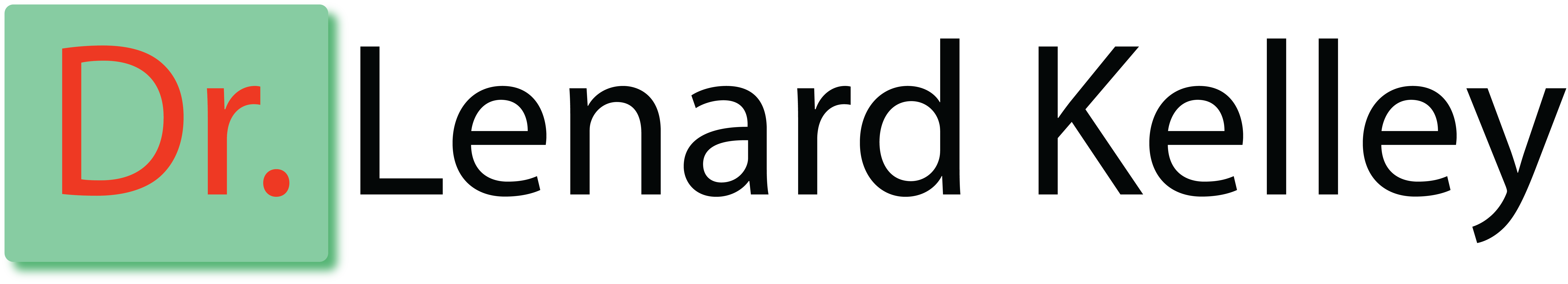 Welcome - Dr. Lenard Kelley